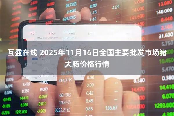 互盈在线 2025年11月16日全国主要批发市场猪大肠价格行情