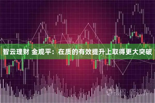 智云理财 金观平：在质的有效提升上取得更大突破
